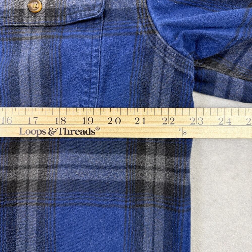 Carhartt Mens Flannel Shirt Large‎ Plaid Original Fit Heavyweight Outdoor Gorp - Picture 7 of 10